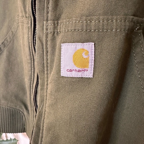 Ladies Carhartt Bomber - Olive - Small - Picture 4 of 4